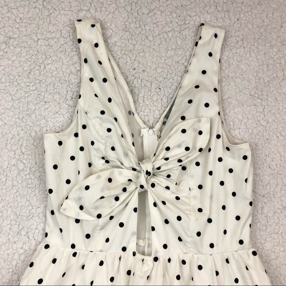 Bailey Blue 50s Style Polka Dot Dress - Picture 3 of 6